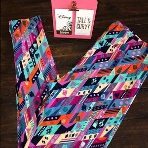 NWT LuLaRoe T&C Disney Leggings - Castle/ Snow White Theme